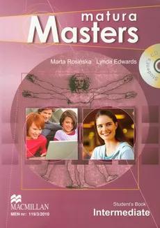 Matura Masters Intermediate Student's Book + CD Poziom B1/B2 - Lynda Edwards, Marta Rosińska