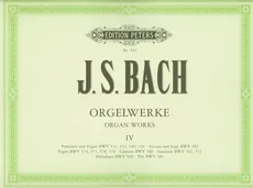 Orgelwerke IV - Bach Johann Sebastian