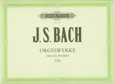 Orgelwerke VIII - Bach Johann Sebastian
