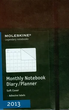 Kalendarz 2013 Pocket Moleskine miesięczny
