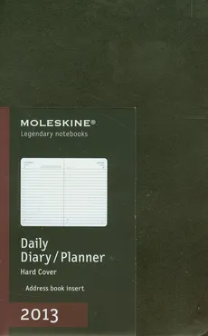Kalendarz 2013 duży Moleskine dzienny