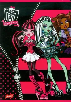 Zeszyt A5 Monster High w linie 16 stron czarna