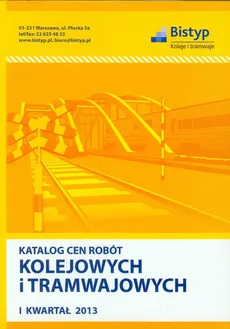 Katalog cen robót kolejowych i tramwajowych