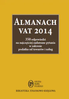Almanach VAT 2014 - Rafał Kuciński