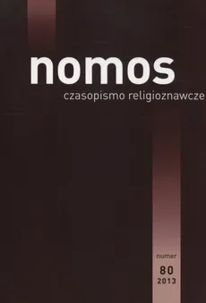 Nomos Czasopismo religioznawcze 80/2013