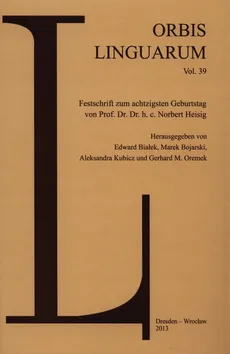 Orbis Linguarum Vol. 39