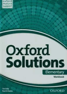 Oxford Solutions Elementary Ćwiczenia - Davies Paul A., Tim Falla