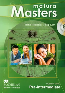 Matura Masters Pre-Intermediate Student's Book + CD - Marta Rosińska, Philip Kerr