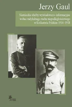 Niemieckie służby wywiadowczo-informacyjne wobec radykalnego ruchu niepodległościowego w Królestwie Polskim 1914 - 1918 - Jerzy Gaul