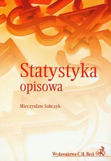 Statystyka opisowa - Mieczysław Sobczyk