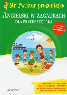 Angielski w zagadkach dla przedszkolaka - Outlet - Agata Pietrzak