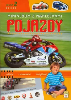 Minialbum z naklejkami Pojazdy zeszyt 2 - Agnieszka Bator, Ilona Brydak