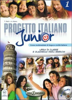 Progetto Italiano Junior 1 Podręcznik z ćwiczeniami + CD - A. Albano, Telis Marin
