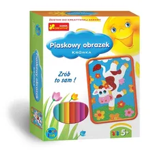 Zrób to sam Piaskowy obrazek Krówka