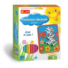 Zrób to sam Piaskowy obrazek Zebra