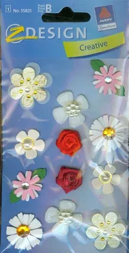 Naklejki collage Z Design Creative Kwiatki