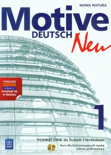 Motive Deutsch Neu 1 Podręcznik z płytą CD Zakres podstawowy - Jarząbek Alina Dorota, Danuta Koper