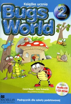 Bugs World 2 Podręcznik z płytą CD - Outlet - Carol Read, Ana Soberon, Magdalena Kondro