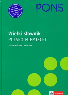 PONS Wielki słownik polsko niemiecki