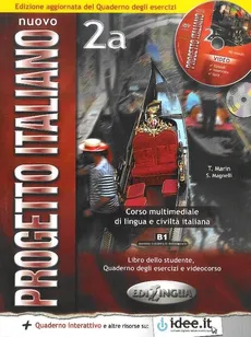 Nuovo Progetto Italiano 2A Podręcznik + ćwiczenia + płyta DVD + płyta CD - Sandro Magnelli, Telis Marin