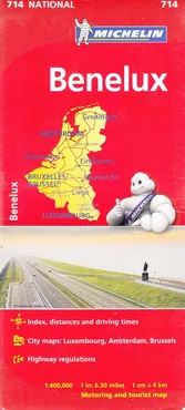Benelux mapa 1:400 000