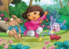 Dora i króliki Puzzle Maxi 40
