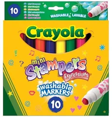 Flamastry Crayola mini stempelki emotikony 10 sztuk