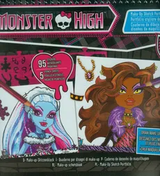 Monster High Upiorne makijaże Szkicownik