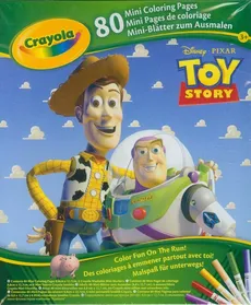Mini Kolorowanka Crayola Toy Story z 6 flamastrami