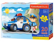 Puzzle Maxi Konturowe: Police Patrol-M 20
