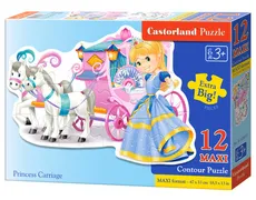 Puzzle MAXI Konturowe: Princess Carriage 12