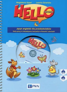Hello! Starter Język angielski dla przedszkolaków Karty pracy - Outlet - Magdalena Appel, Joanna Zarańska