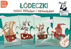 Puzzle Układam i opowiadam Łódeczki 2-3 lata - Paulina Wyrt