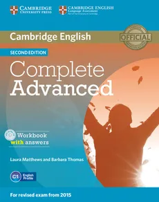 Complete Advanced Workbook with answers + CD - Laura Matthews, Barbara Thomas