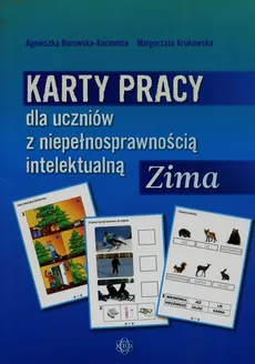 Karty pracy dla uczniów z niepełnosprawnością intelektualną Zima - Agnieszka Borowska-Kociemba, Małgorzata Krukowska