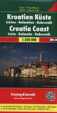 Chorwacja Wybrzeże mapa 1:200 000 Freytag & Berndt