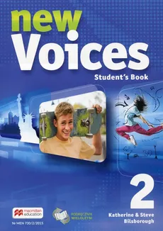 New Voices 2 Podręcznik wieloletni - Outlet - Bilsborough Katherine i Steve
