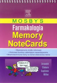 Mosby's Farmakologia Memory NoteCards - Claborn Jo Carol, Tom Gaglione, JoAnn Zerwekh