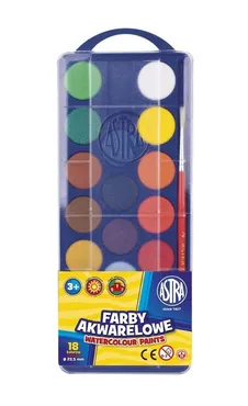 Farby akwarelowe Astra 18 kolorów