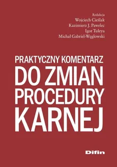 Praktyczny komentarz do zmian procedury karnej - Outlet - Wojciech Cieślak, Pawelec Kazimierz J., Igor Tuleya
