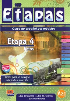 Etapas 4 Podręcznik + ćwiczenia + CD - Entinema Equipo