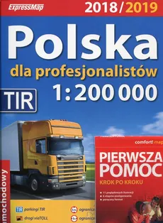 Polska dla profesjonalistów 2018/2019 Atlas samochodowy 1:200 000 + Pierwsza pomoc