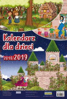 Kalendarz ścienny 2018/2019 Dla dzieci