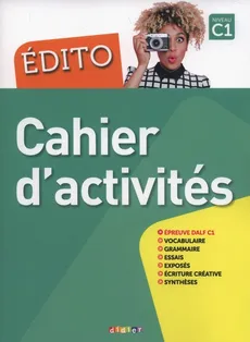 Edito C1 Cahier d'activities - Elodie Heu, Cécile Pinson