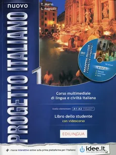 Nuovo Progetto italiano 1 Podręcznik + DVD - Sandro Magnelli, Telis Marin