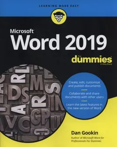 Word 2019 For Dummies - Outlet - Dan Gookin