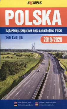 Polska Mapa samochodowa 2019/2020 1:700 000