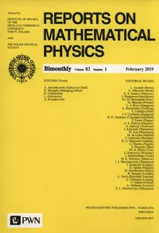 Reports on Mathematical Physics 83/1