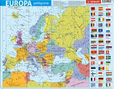 Puzzle ramkowe - Europa administracyjna