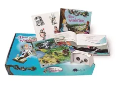 Alice in Wonderland Box set with VR glasses and accessories